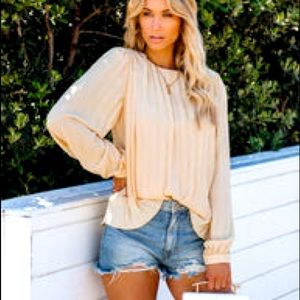 Full Time Pleated Blouse -